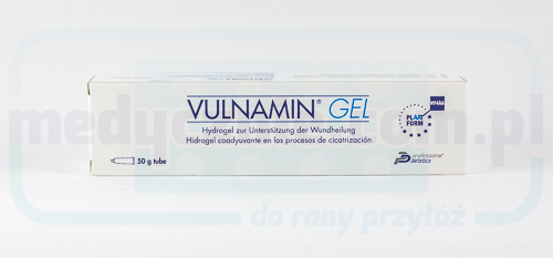 Vulnamin Gel 50g wspomagający proces gojenia